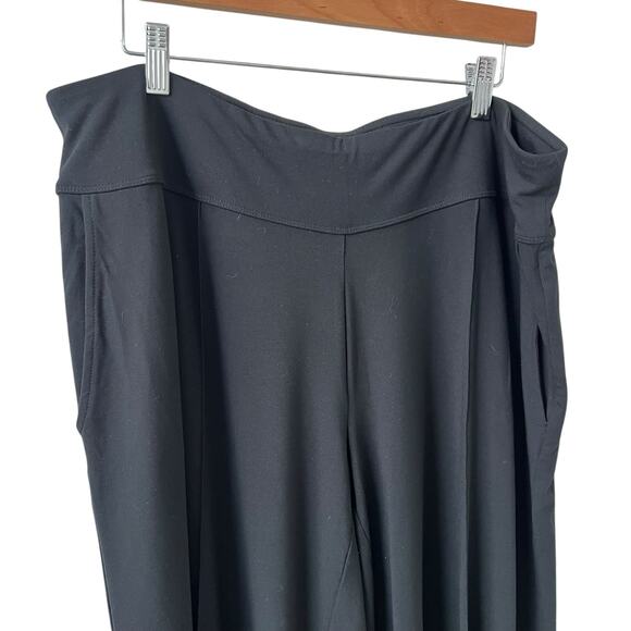 J. Jill Classic Black Wide Leg Trousers - Picture 4 of 9